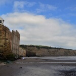 Cliff defences at Robin Hoods Bay